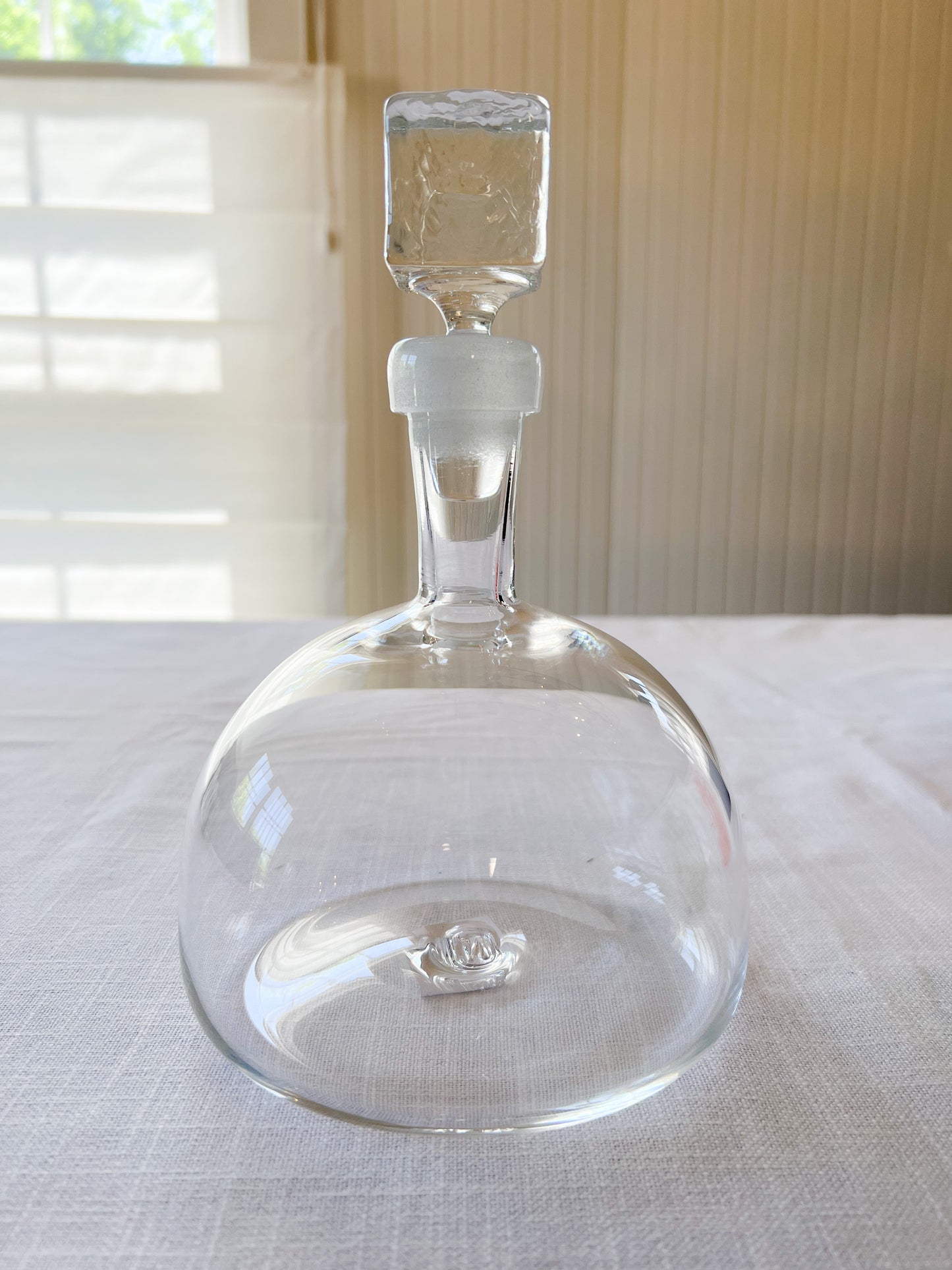 Glass Cube Decanter