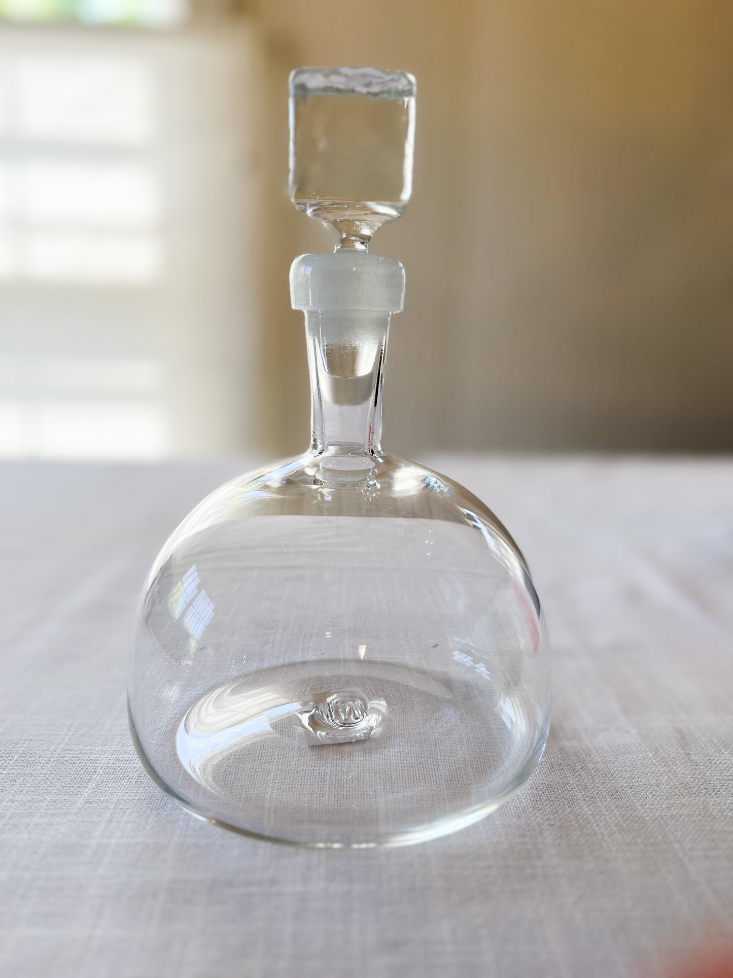 Glass Cube Decanter